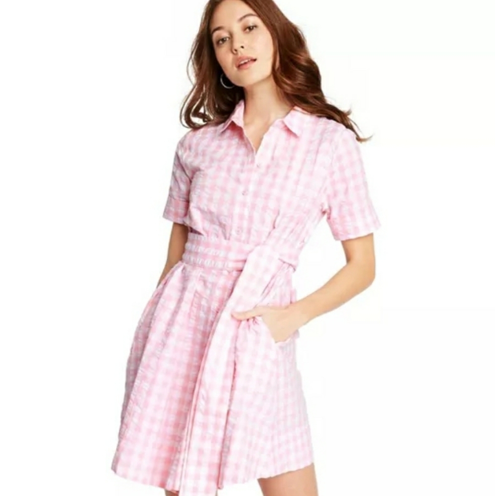 Pink Gringham Dress Lisa Marie Fernandez
